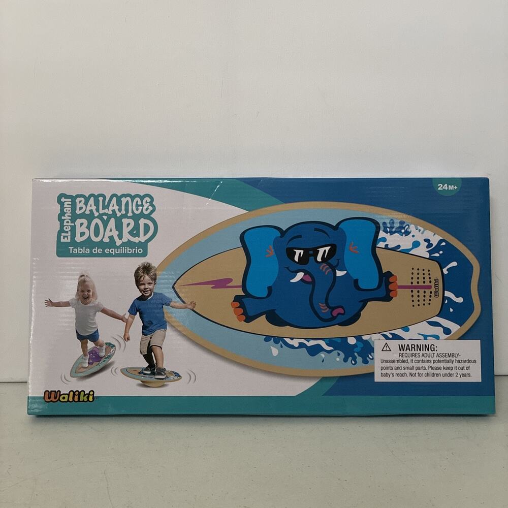 Elephant Balance Board 24 Months + Kids Wood Balance Board Brand New Open Box